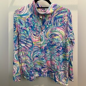 Lilly Pulitzer XL Guilty Pleasure Skipper Popover GUC